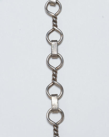 BRACELET MAILLONS EN ARGENT MASSIF