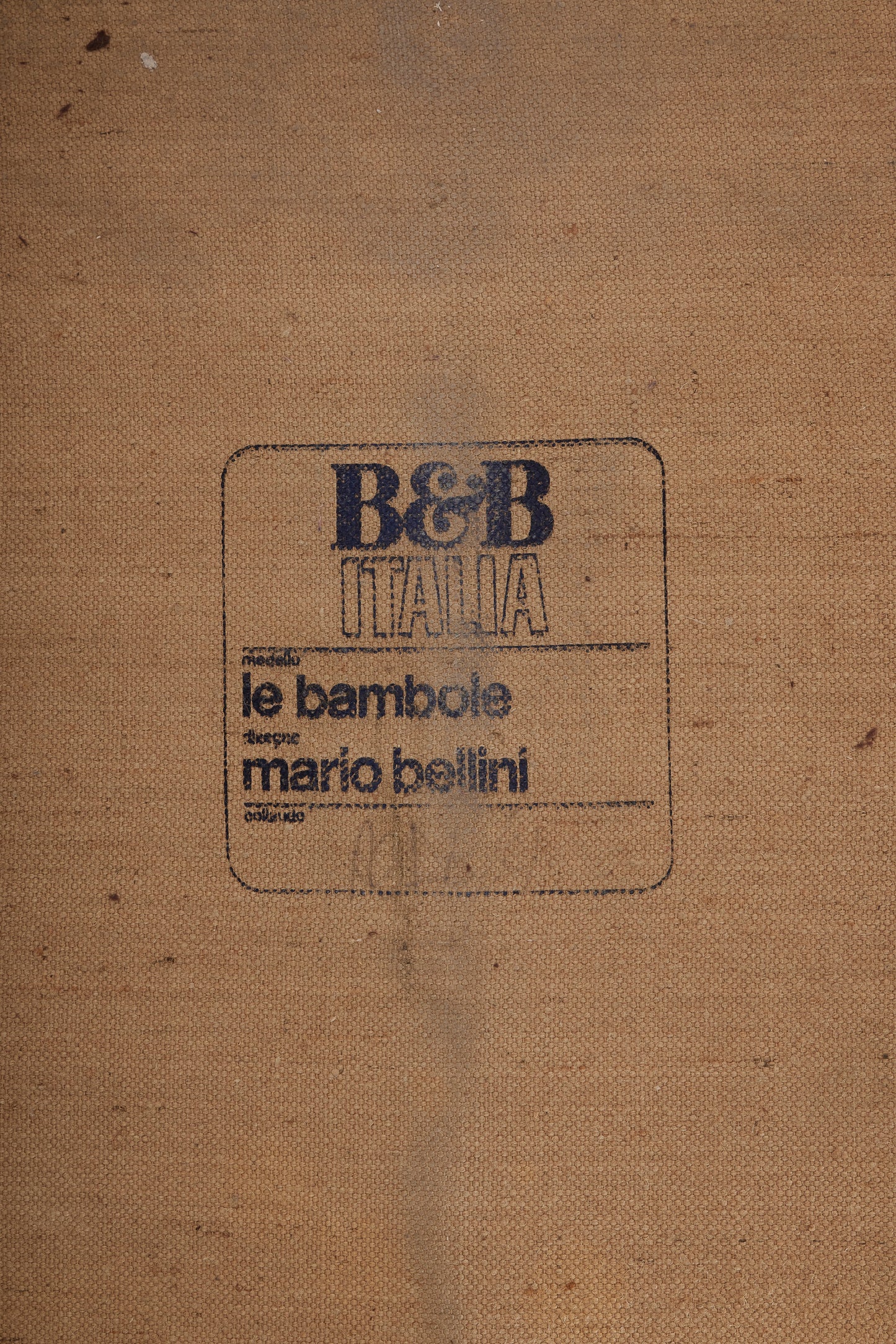 CANAPÉ EN CUIR "BAMBOLE" MARIO BELLINI, 1970s