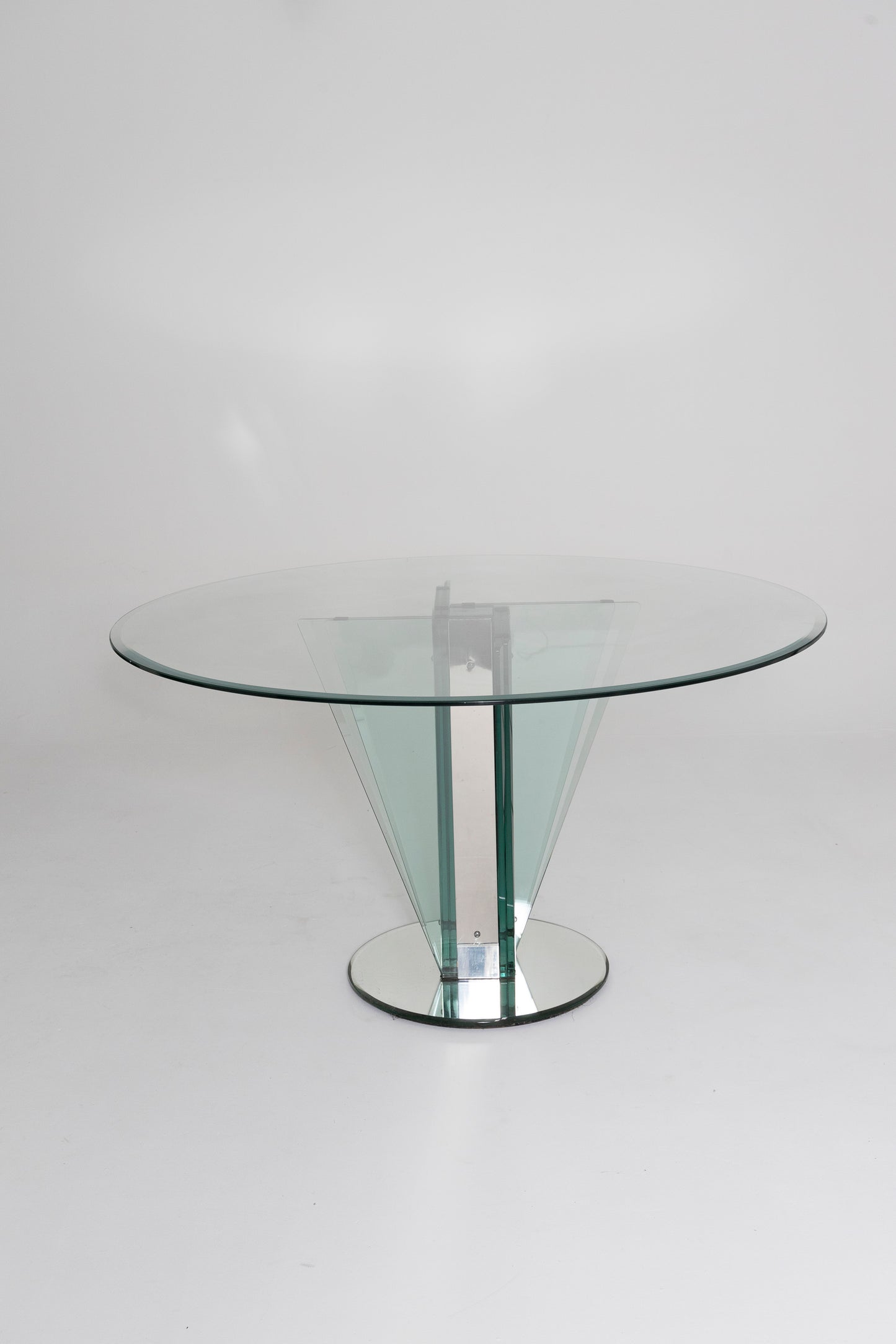 PIETRO CHIESA GLASS TABLE, 1970s