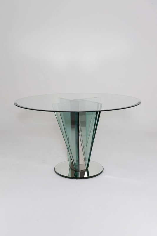 TABLE EN VERRE PIETRO CHIESA, 1970s