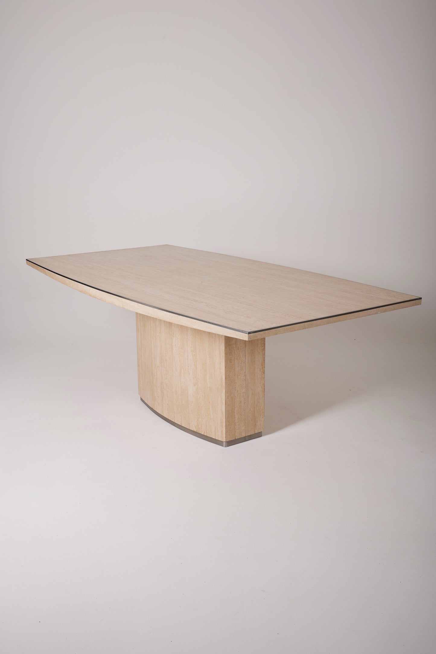 TRAVERTINE DINING TABLE WILLY RIZZO