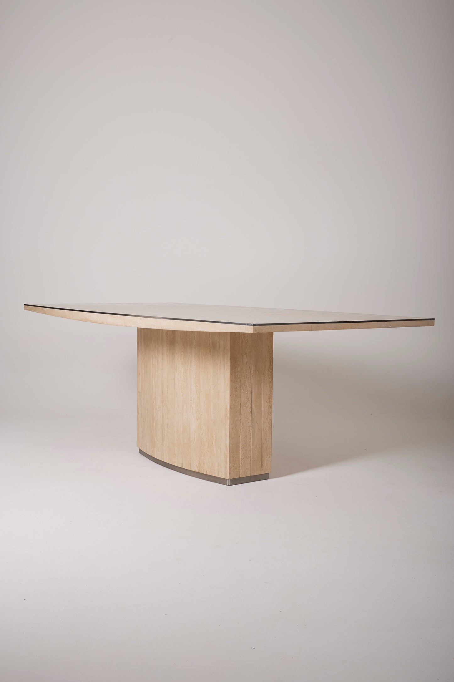 TRAVERTINE DINING TABLE WILLY RIZZO