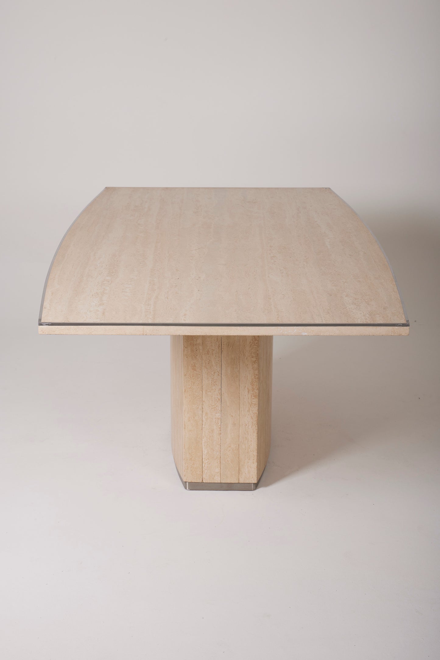 TRAVERTINE DINING TABLE WILLY RIZZO