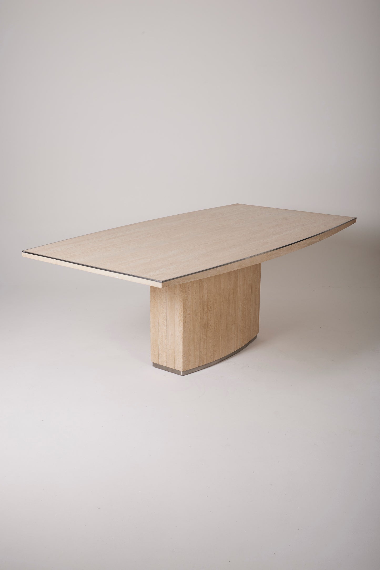 TRAVERTINE DINING TABLE WILLY RIZZO