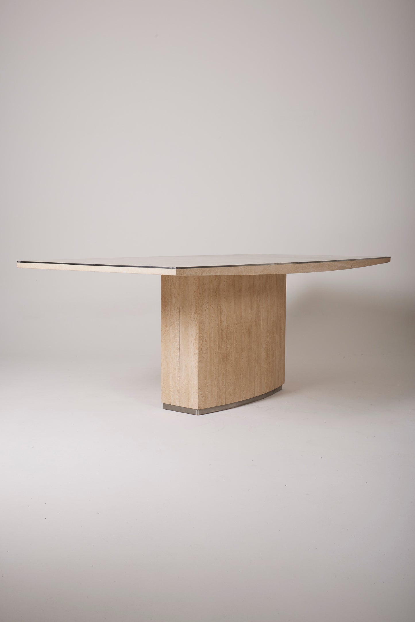 TRAVERTINE DINING TABLE WILLY RIZZO