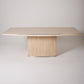 TRAVERTINE DINING TABLE WILLY RIZZO