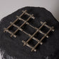 SILVER-PLATED METAL BAMBOO TRIVET