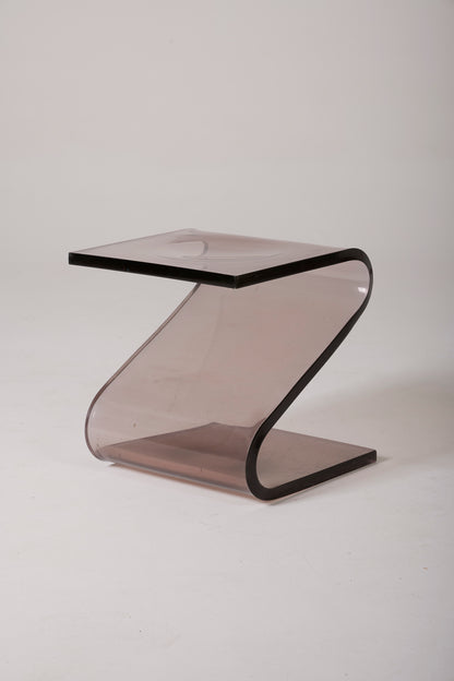 Plexiglas François Arnal sgabello, anni '70