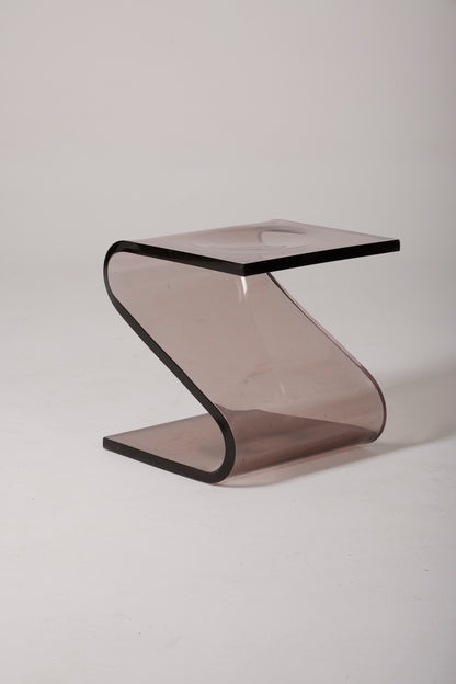 Plexiglas François Arnal sgabello, anni '70