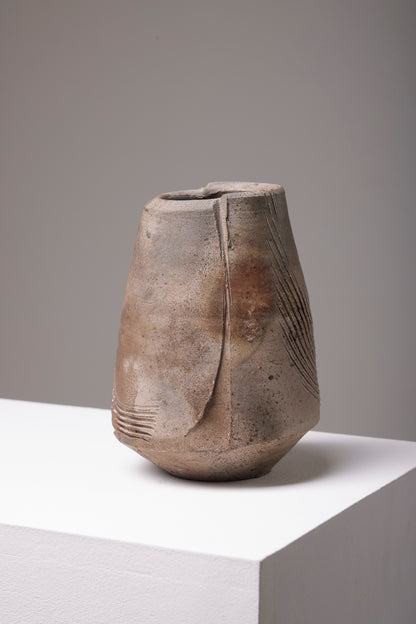 Eric Astul Sandstone Vase, 1990s