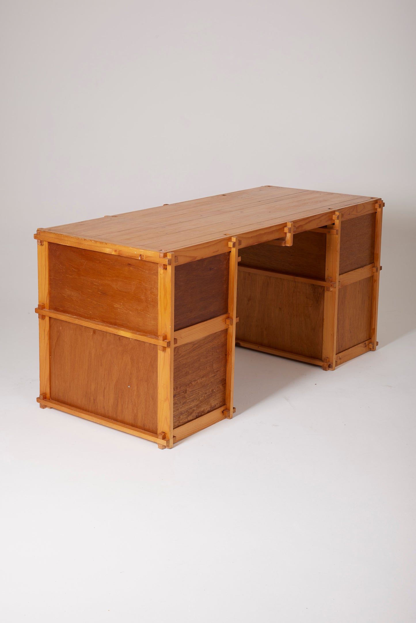 MODERNIST PINE DESK 