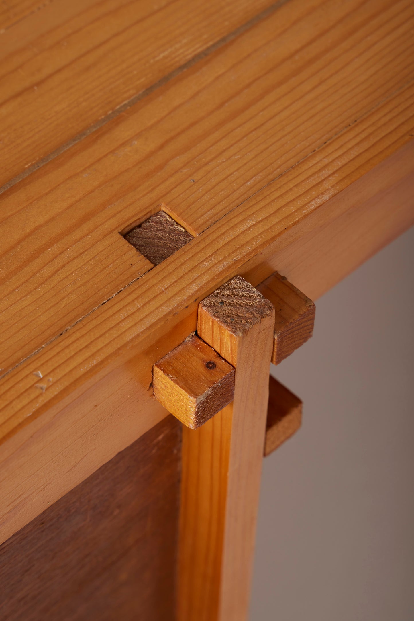 MODERNIST PINE DESK 