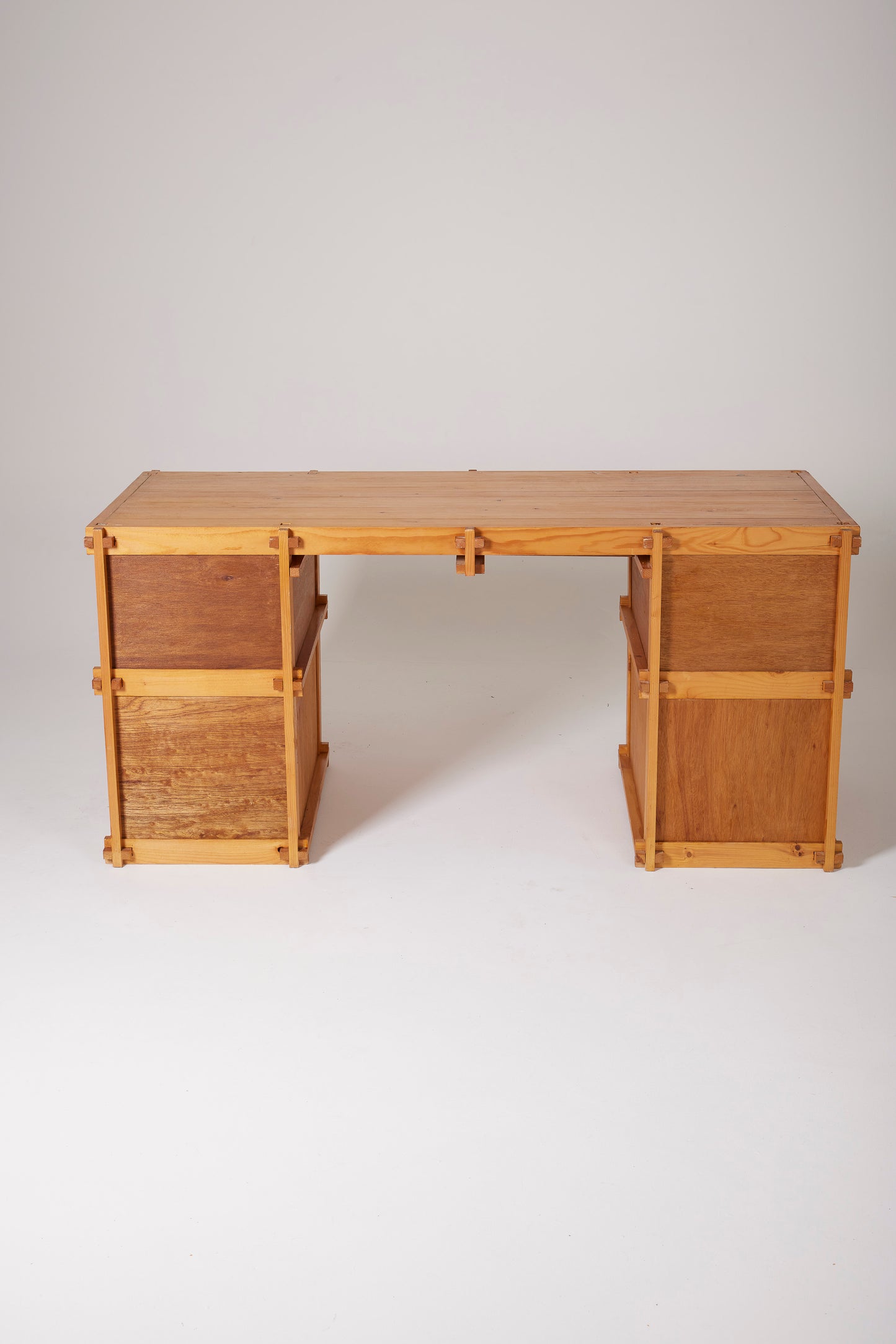 MODERNIST PINE DESK 