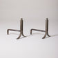 PAIR OF WROUGHT IRON ANDirons 