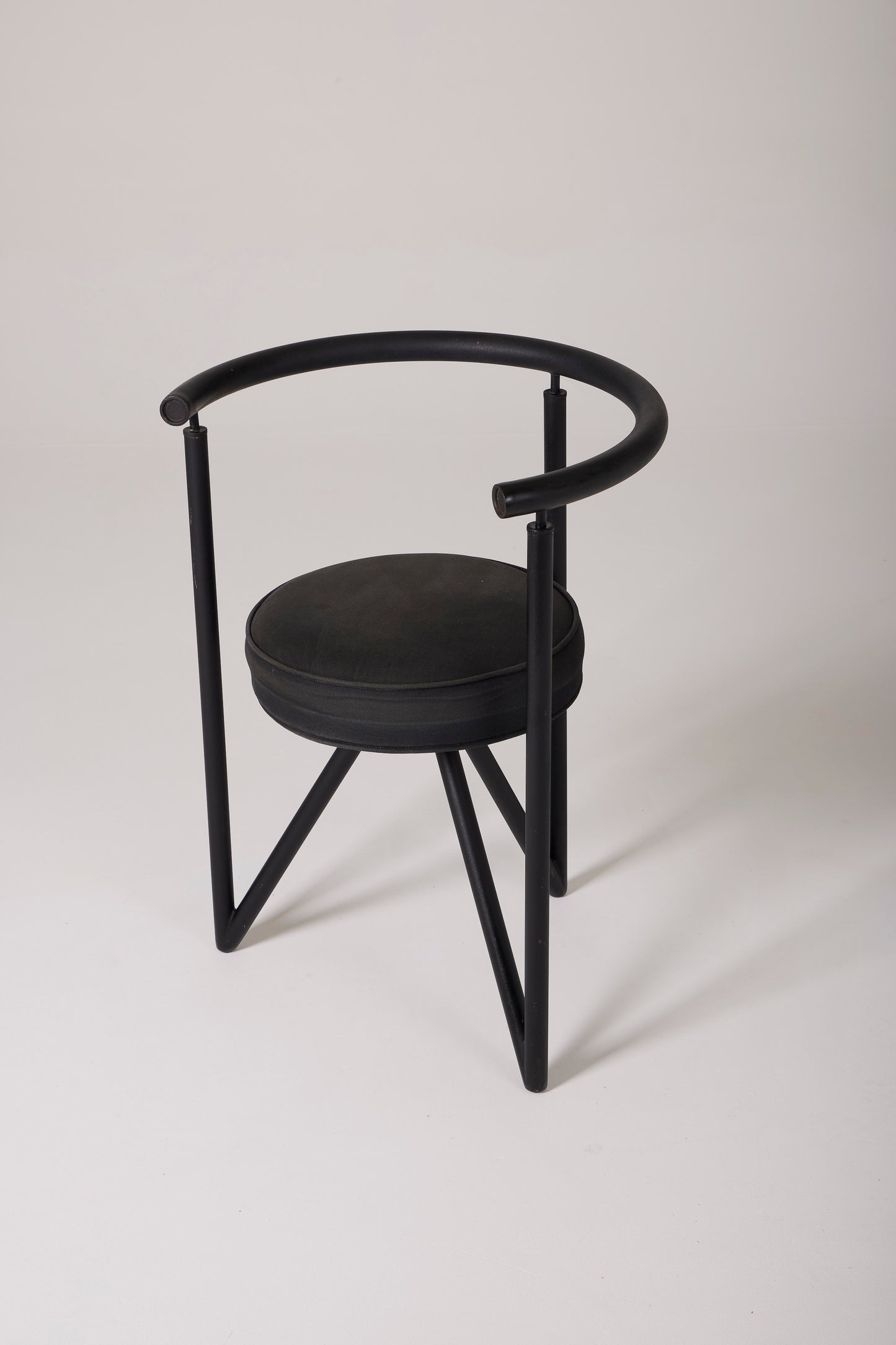 BLACK CHAIR “MISS DORN” PHILIPPE STARCK, 1980s