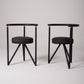 BLACK CHAIR “MISS DORN” PHILIPPE STARCK, 1980s