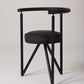 BLACK CHAIR “MISS DORN” PHILIPPE STARCK, 1980s