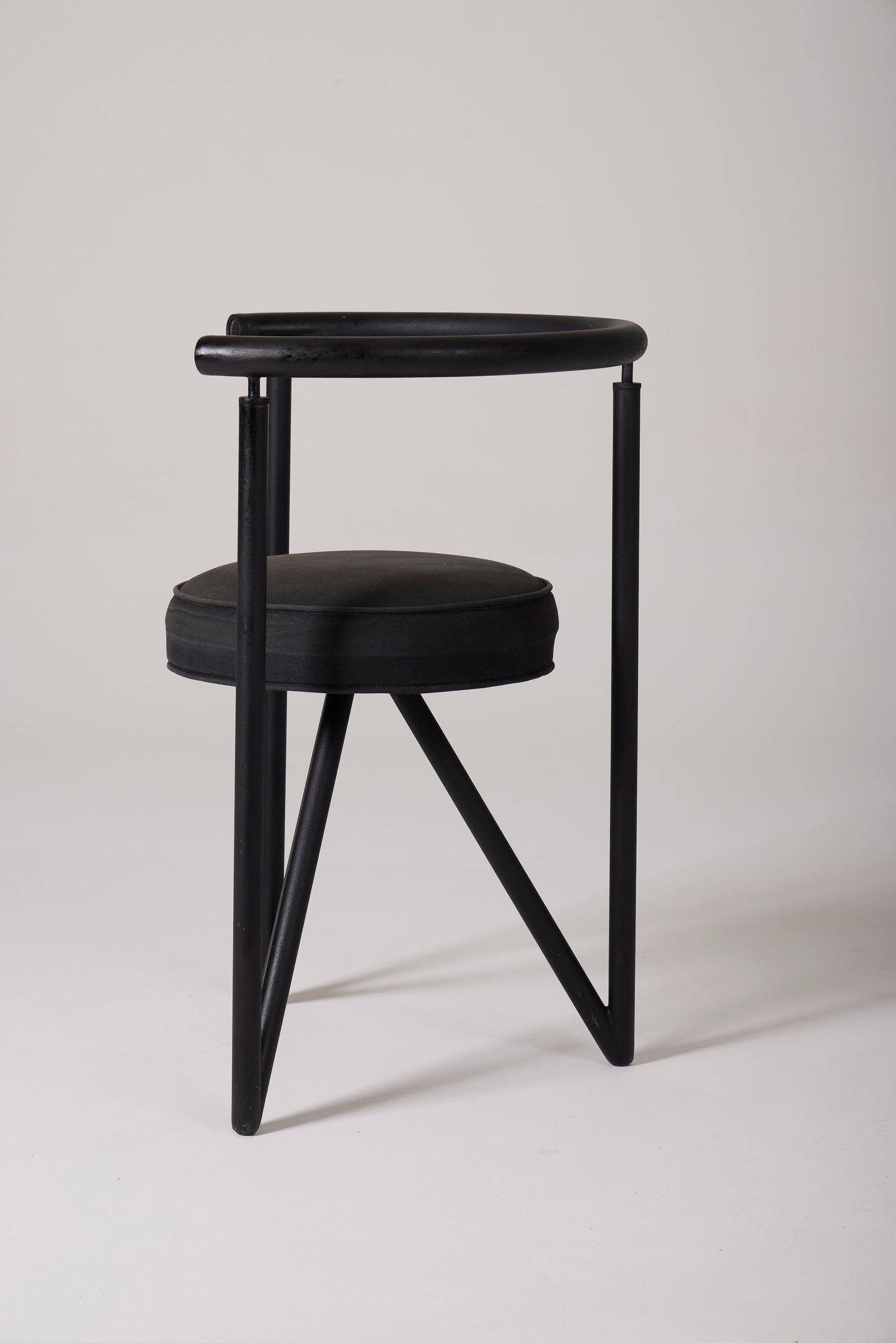 BLACK CHAIR “MISS DORN” PHILIPPE STARCK, 1980s