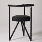 BLACK CHAIR “MISS DORN” PHILIPPE STARCK, 1980s