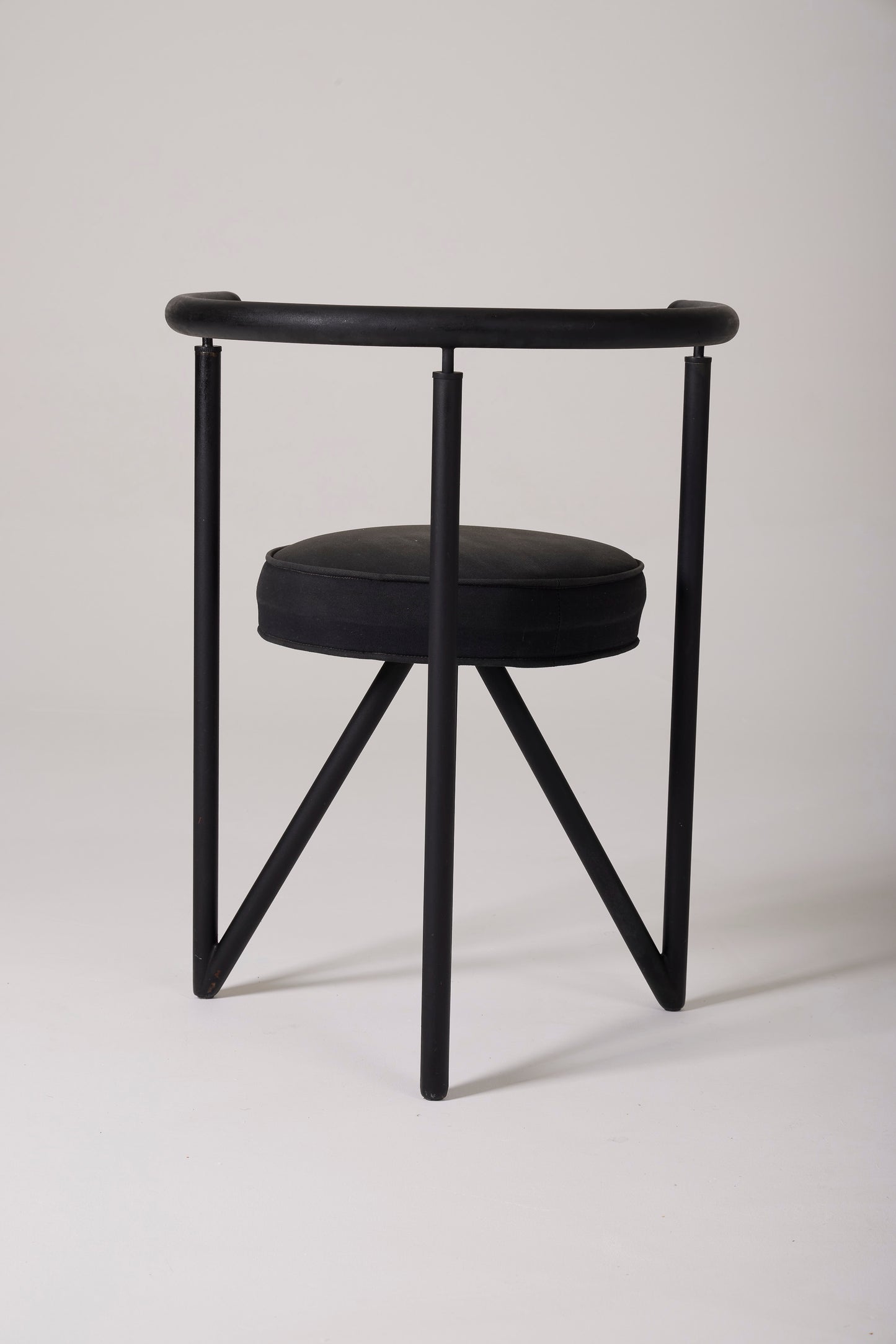 BLACK CHAIR “MISS DORN” PHILIPPE STARCK, 1980s