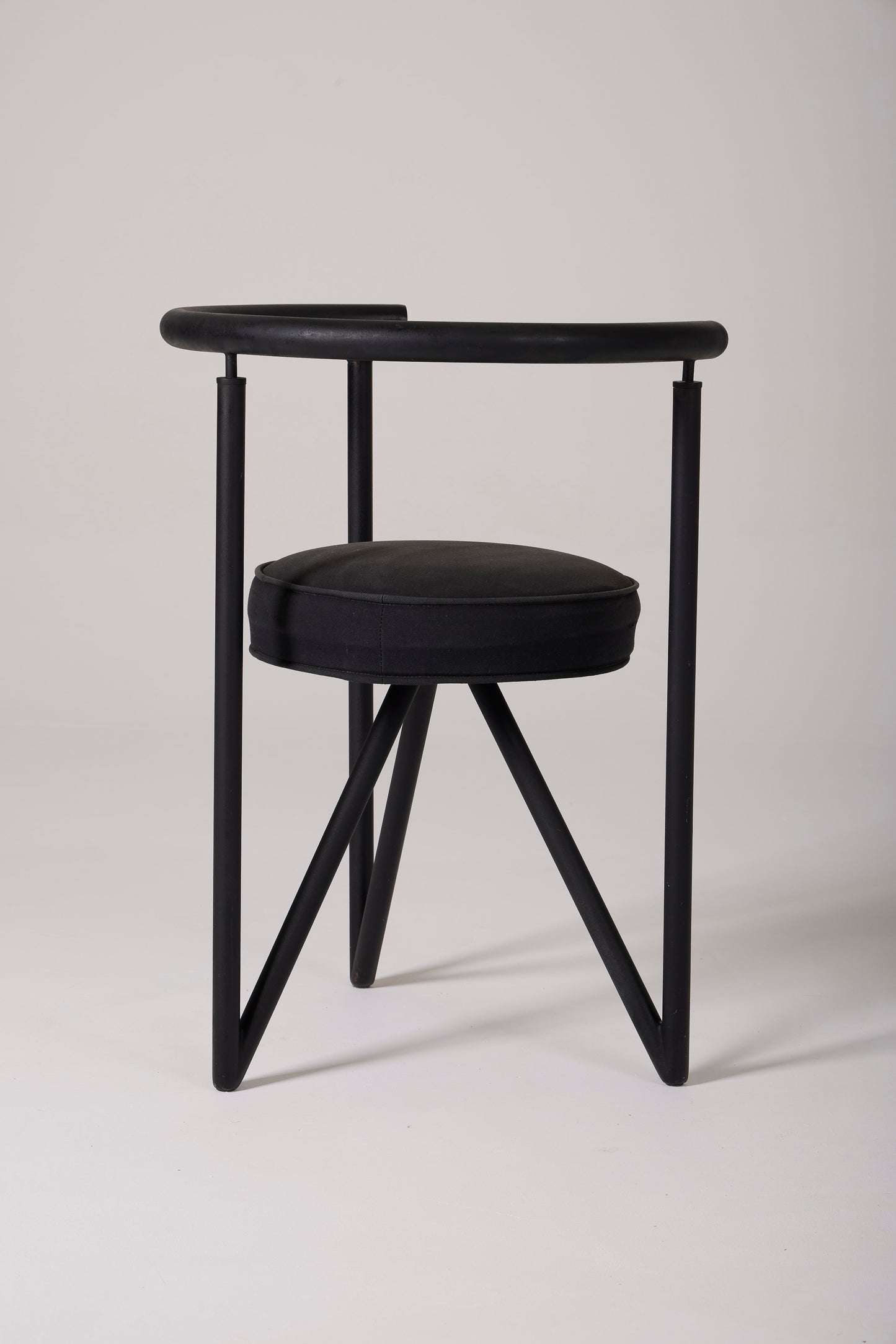 BLACK CHAIR “MISS DORN” PHILIPPE STARCK, 1980s