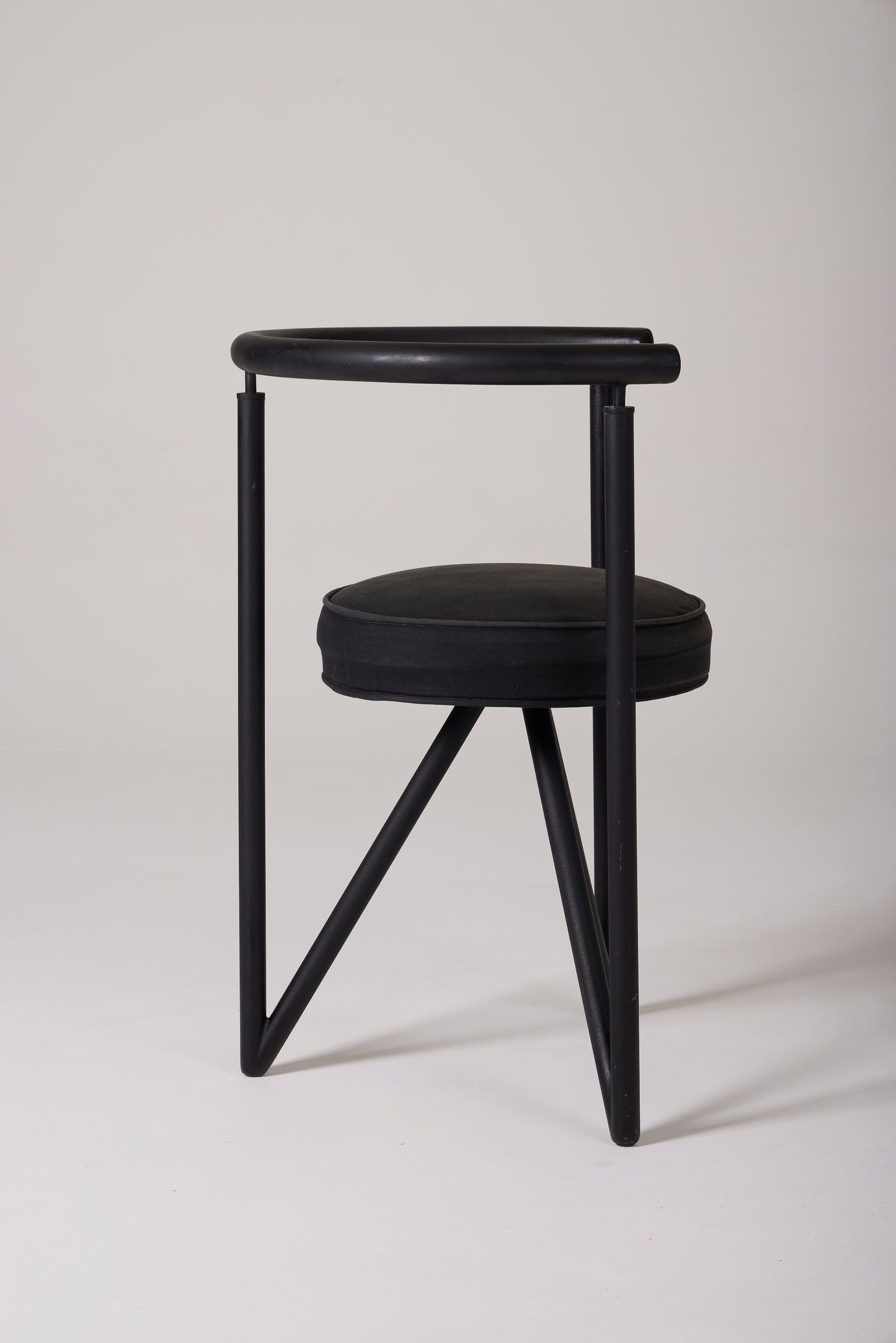 BLACK CHAIR “MISS DORN” PHILIPPE STARCK, 1980s