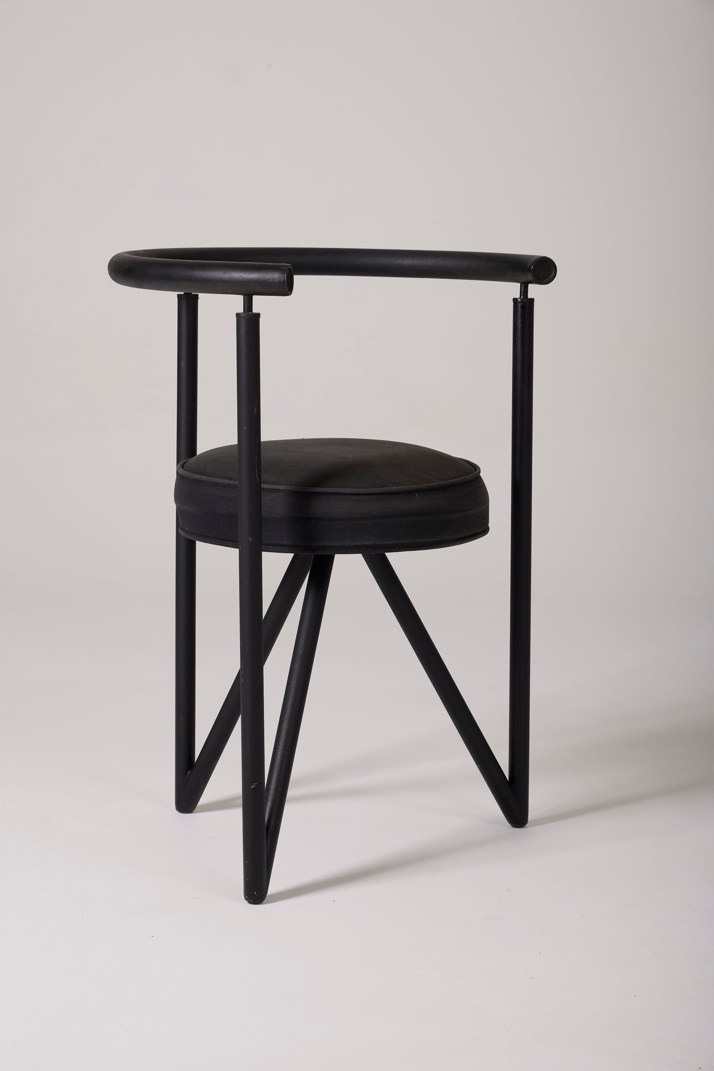 BLACK CHAIR “MISS DORN” PHILIPPE STARCK, 1980s