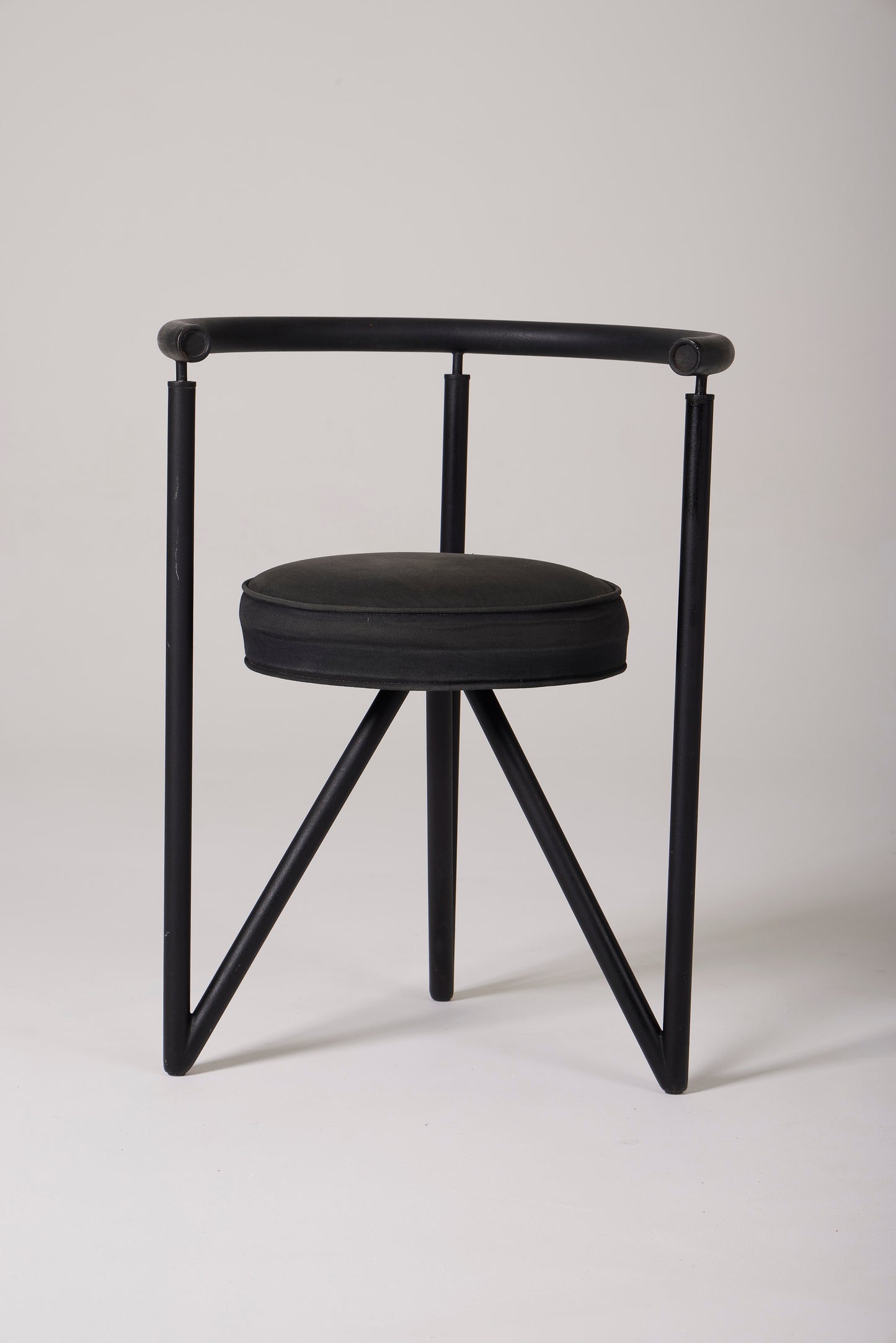 BLACK CHAIR “MISS DORN” PHILIPPE STARCK, 1980s