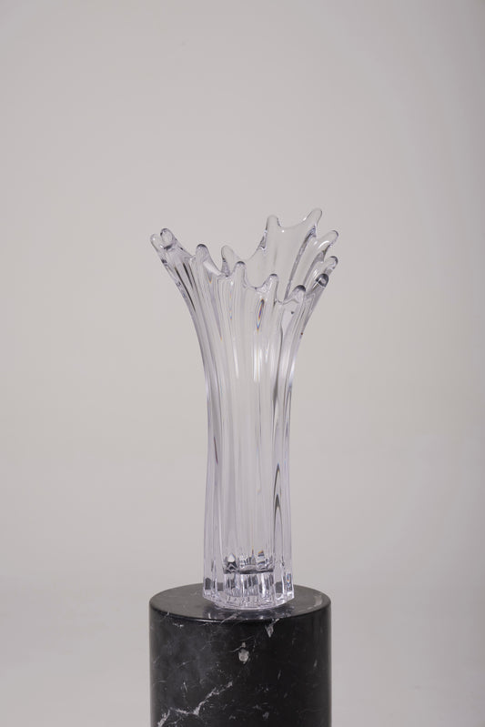 LARGE CRYSTAL VASE