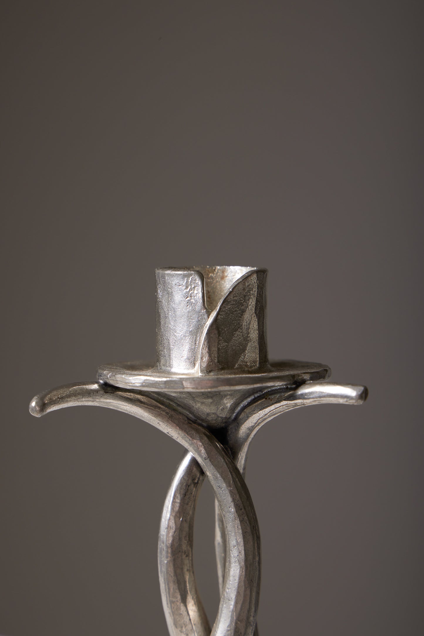 MODERNIST TIN CANDLE HOLDER JEAN GOARDÈRE