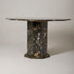 BLACK MARBLE DINING TABLE, 1970s