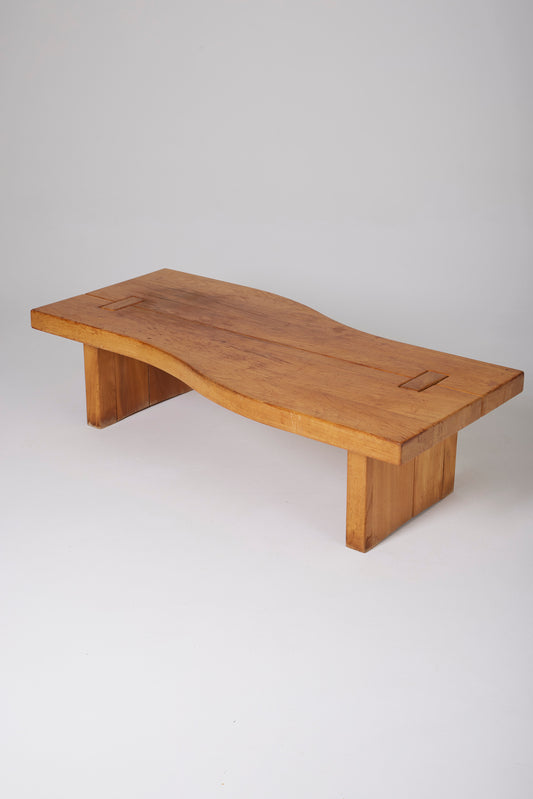 TABLE BASSE EN BOIS MASSIF MAISON REGAIN