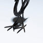 WROUGHT IRON ROOSTER CANDLE HOLDER, 1960s