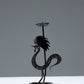 WROUGHT IRON ROOSTER CANDLE HOLDER, 1960s