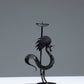 WROUGHT IRON ROOSTER CANDLE HOLDER, 1960s