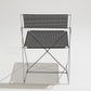 “X-LINES” METAL CHAIR, NIELS JORGEN HAUGESEN, 1970s 