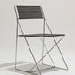 PAIR OF "X-LINES" METAL CHAIRS, NIELS JORGEN HAUGESEN, 1970s 