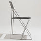 “X-LINES” METAL CHAIR, NIELS JORGEN HAUGESEN, 1970s 