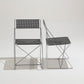 PAIR OF "X-LINES" METAL CHAIRS, NIELS JORGEN HAUGESEN, 1970s 