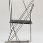 PAIR OF "X-LINES" METAL CHAIRS, NIELS JORGEN HAUGESEN, 1970s 