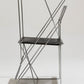 “X-LINES” METAL CHAIR, NIELS JORGEN HAUGESEN, 1970s 