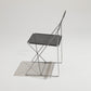 “X-LINES” METAL CHAIR, NIELS JORGEN HAUGESEN, 1970s 