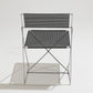 PAIR OF "X-LINES" METAL CHAIRS, NIELS JORGEN HAUGESEN, 1970s 