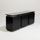 BRUSHED STEEL SIDEBOARD, LODOVICO ACERBIS, 1970s