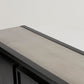 BRUSHED STEEL SIDEBOARD, LODOVICO ACERBIS, 1970s