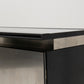 BRUSHED STEEL SIDEBOARD, LODOVICO ACERBIS, 1970s