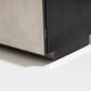 BRUSHED STEEL SIDEBOARD, LODOVICO ACERBIS, 1970s