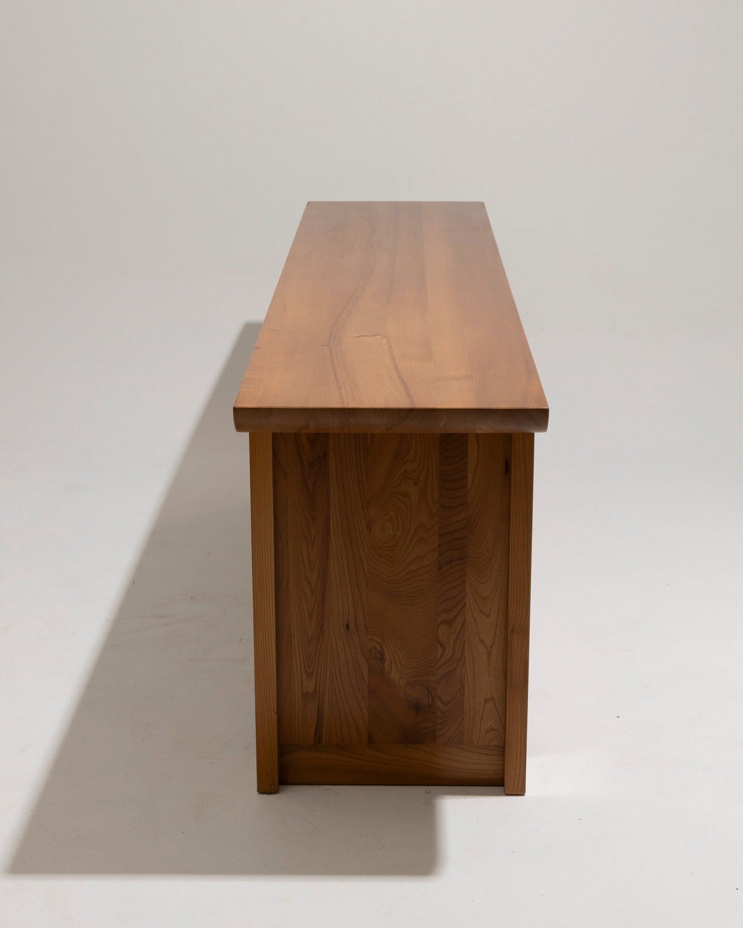 SOLID ELM SIDEBOARD, LUIGI GORGONI, 1980s 