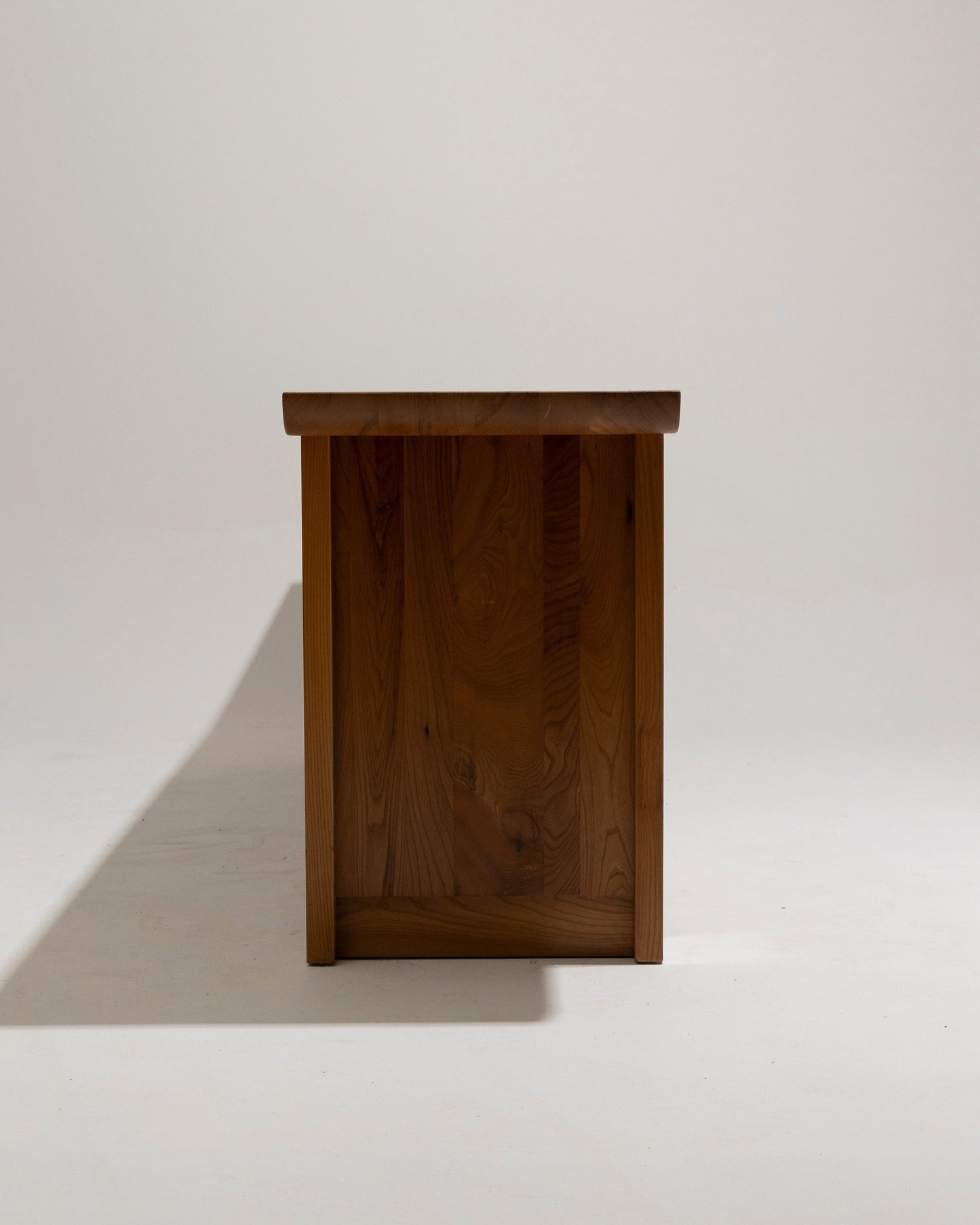 SOLID ELM SIDEBOARD, LUIGI GORGONI, 1980s 