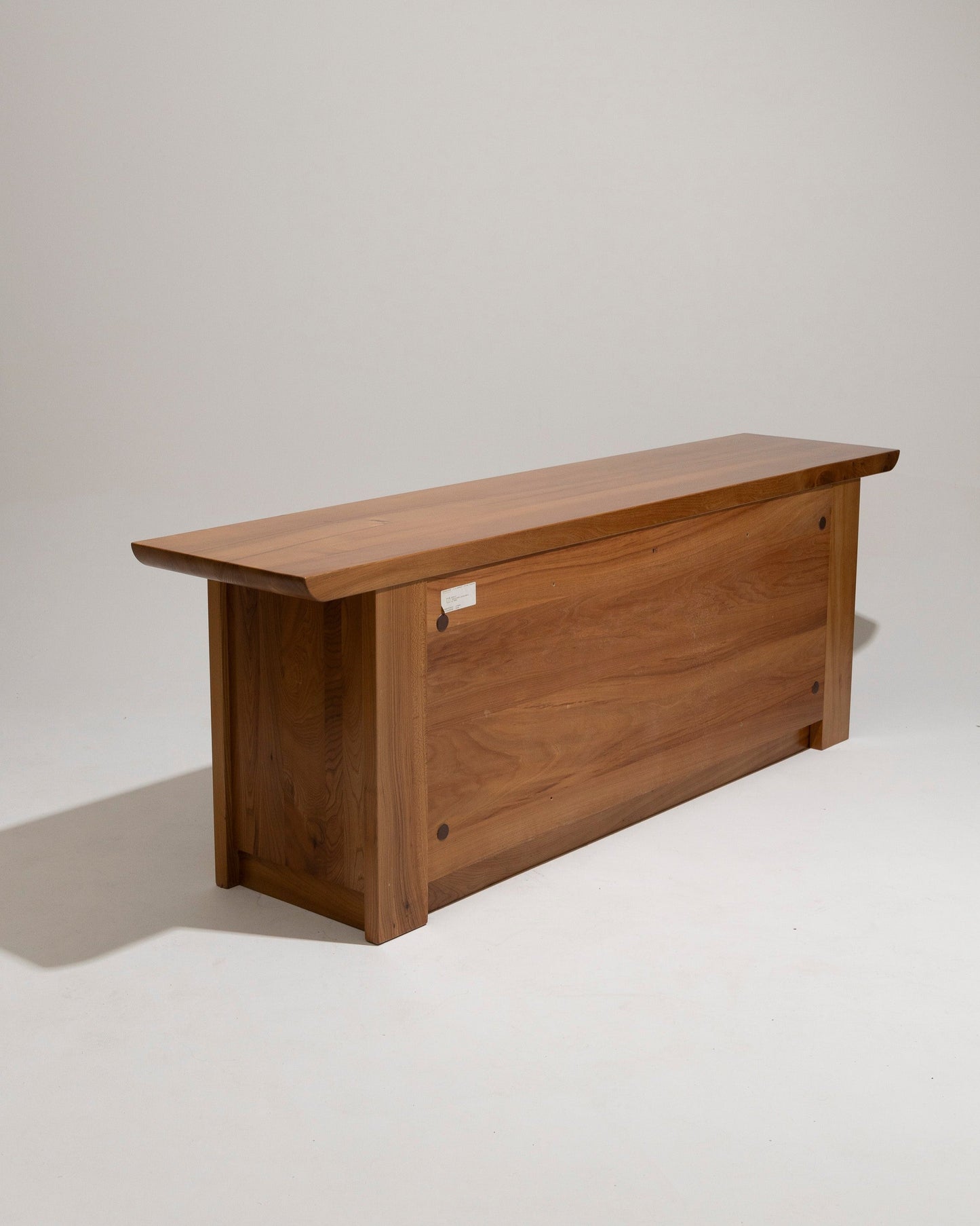 SOLID ELM SIDEBOARD, LUIGI GORGONI, 1980s 